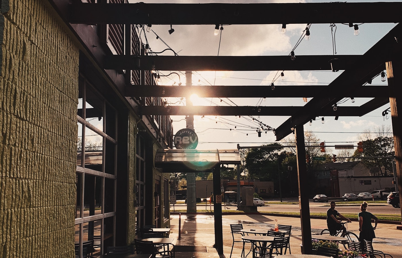 Gemütlicher Innenbereich des Cafés