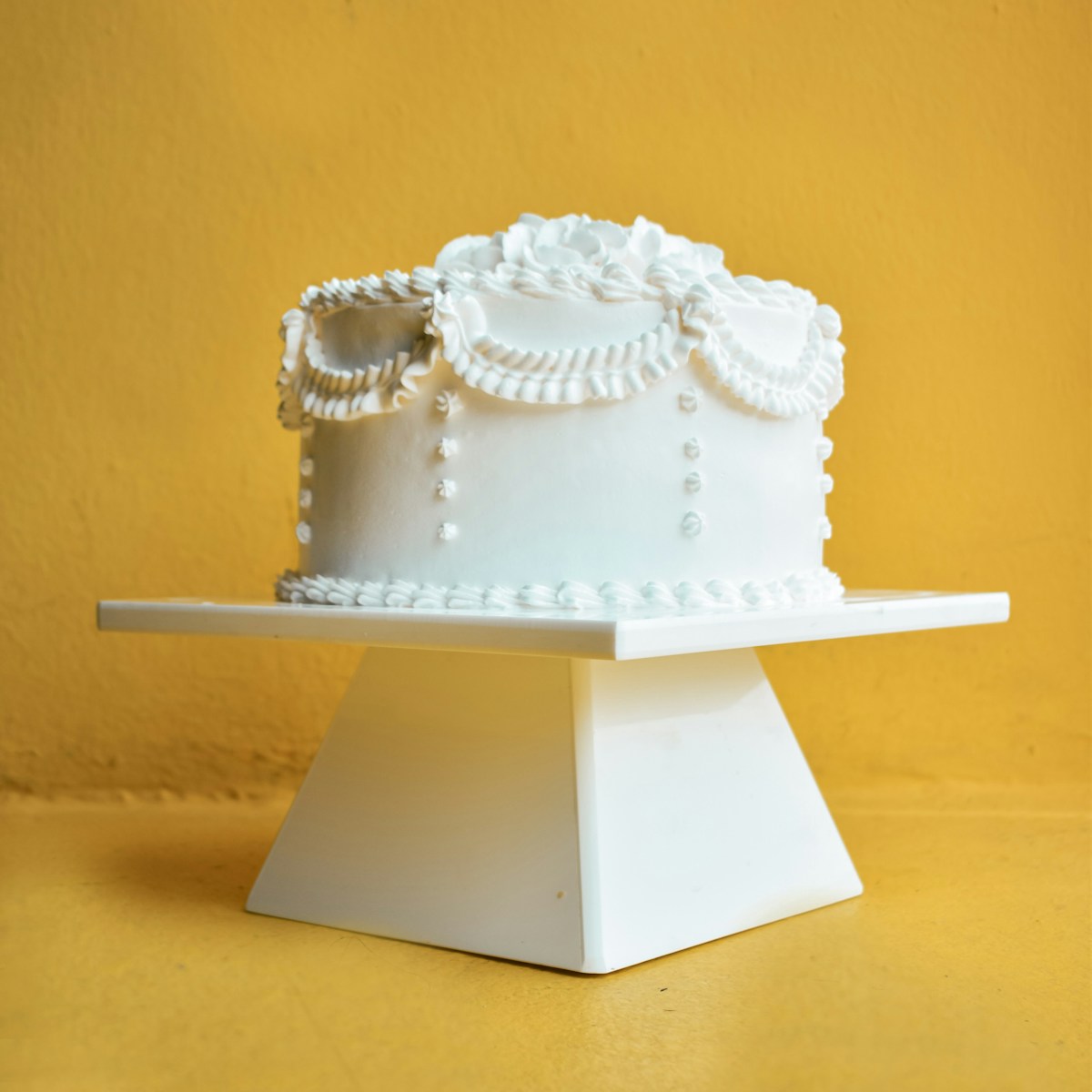 Minimalistische Hochzeitstorte